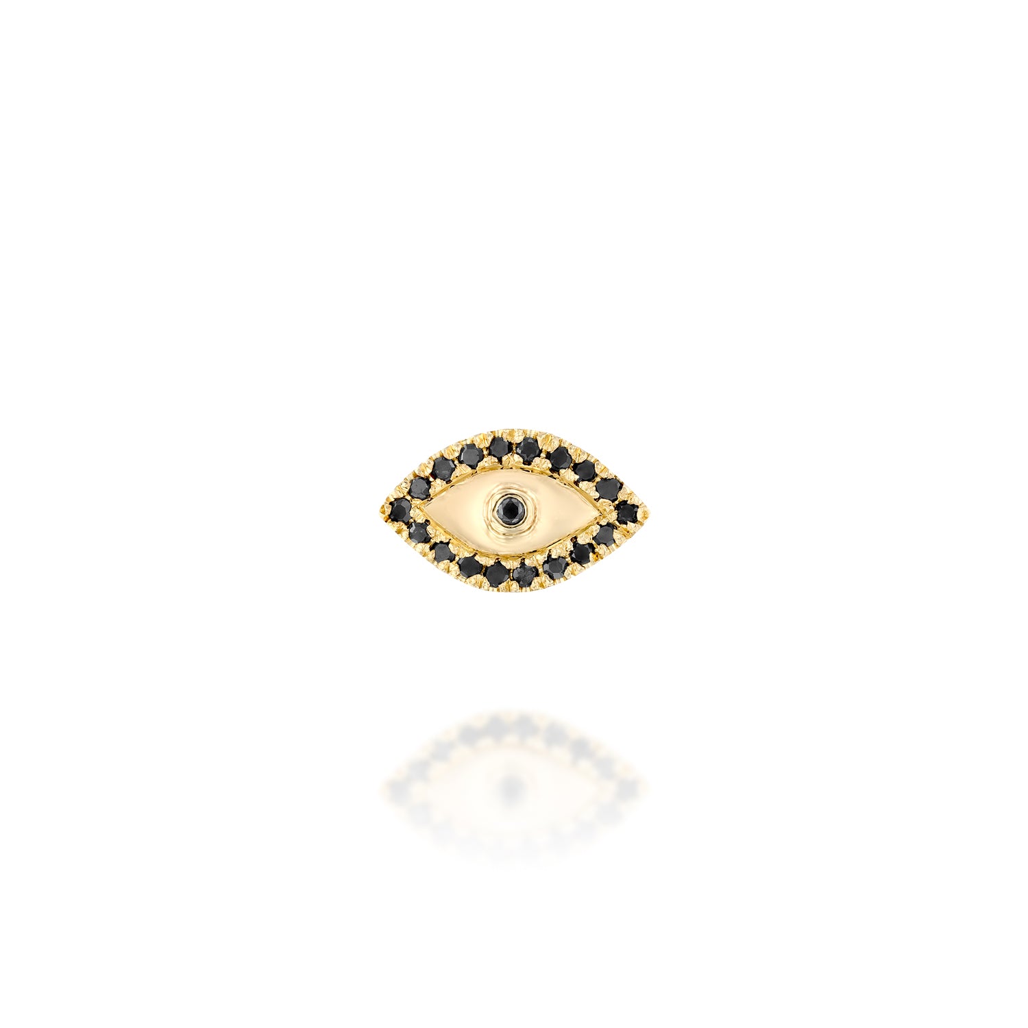 Black Diamonds EYE Earring-Lirmizrahi