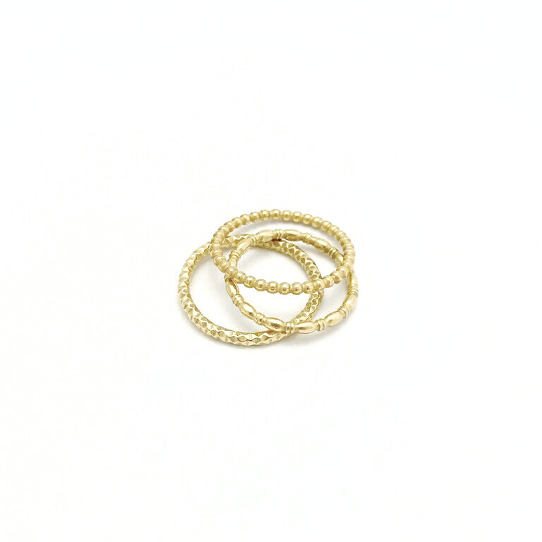 DALAS Rings Set-Lirmizrahi