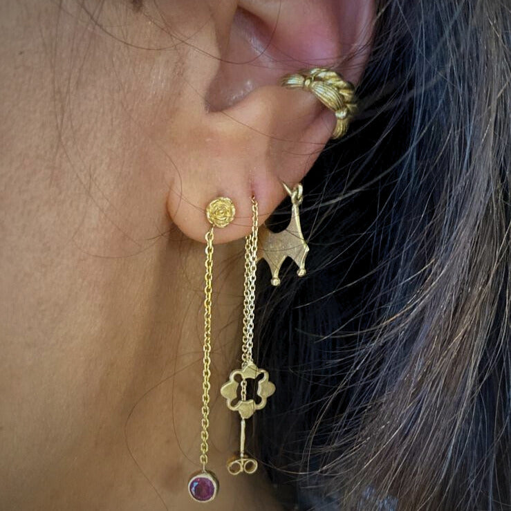 BOMBAY CUFF 14K Earring-Lirmizrahi