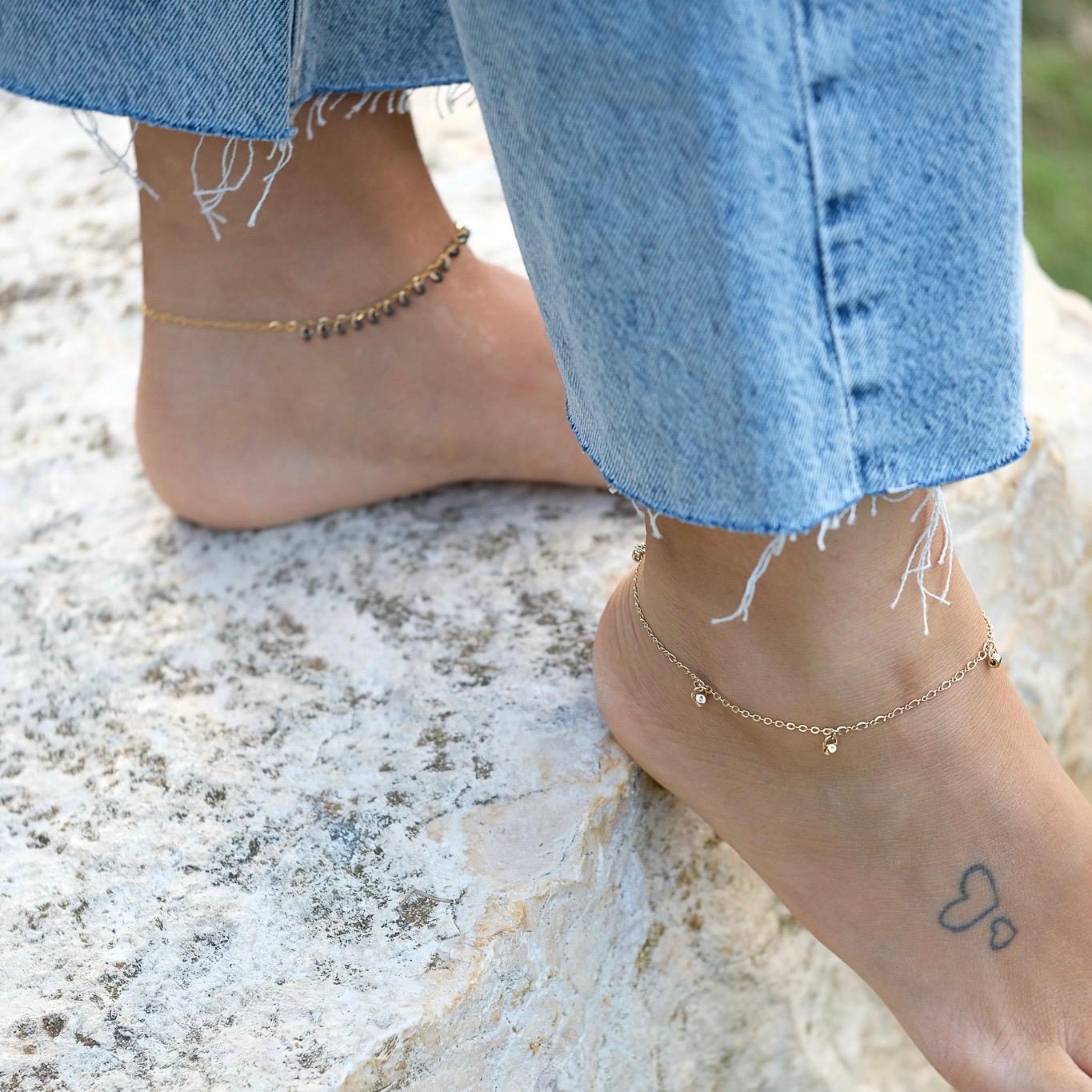 AKI Anklet Set-Lirmizrahi