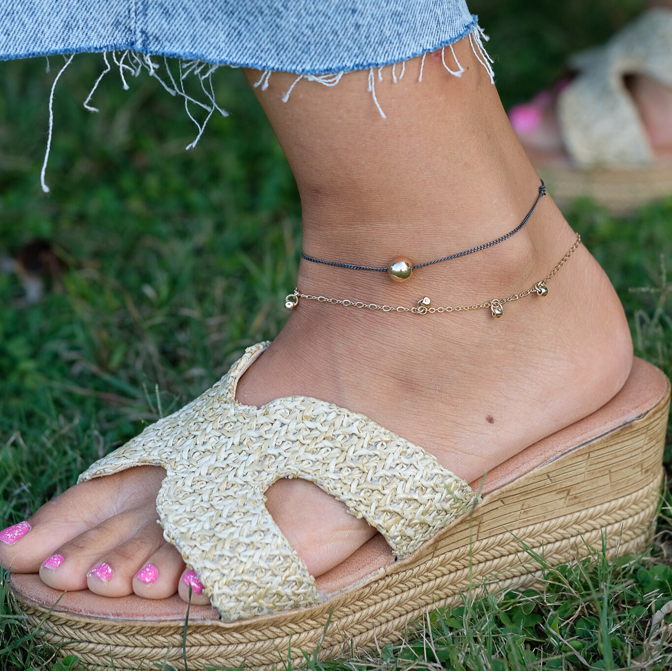BILI Anklet Set-Lirmizrahi