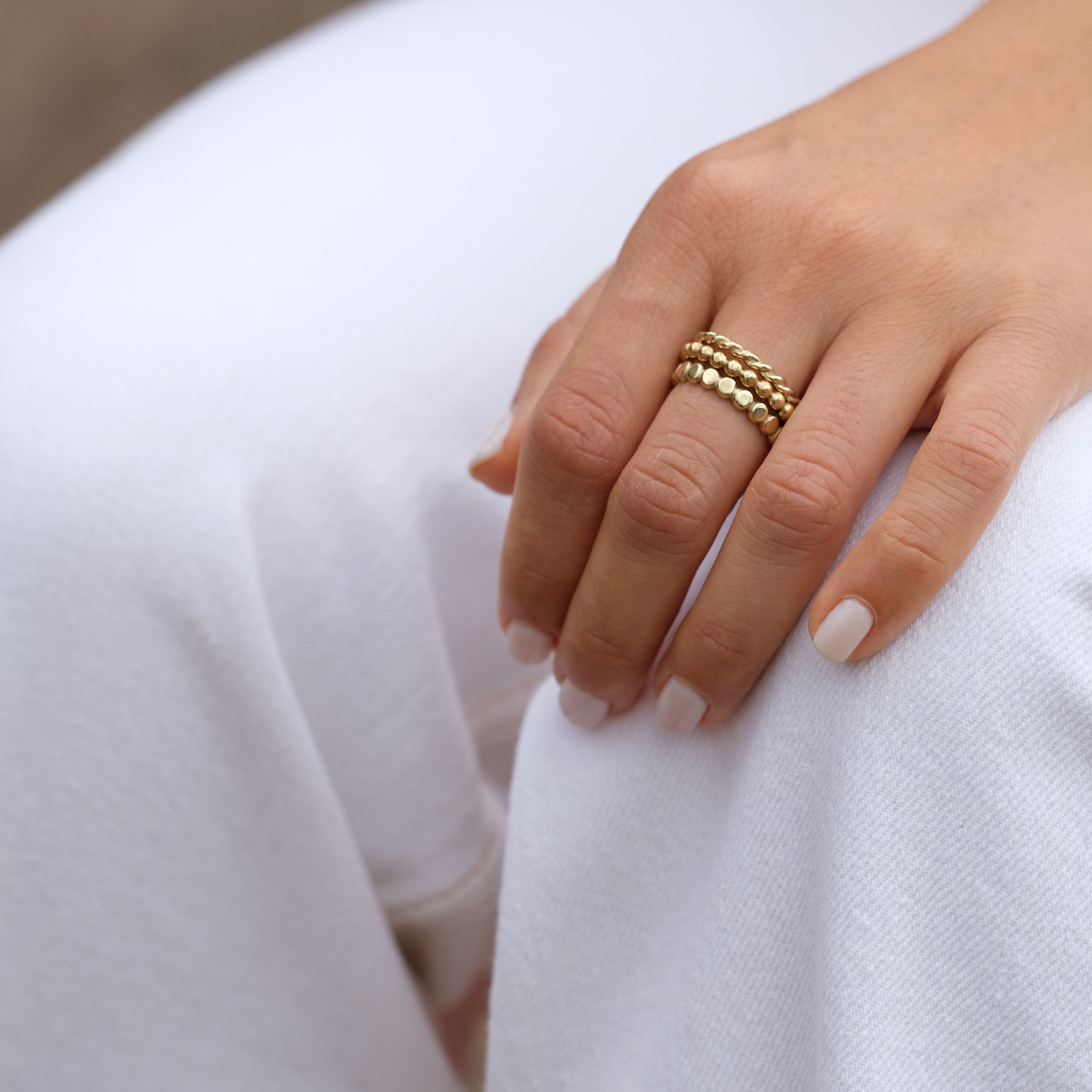 LORIEN Ring Set-Lirmizrahi