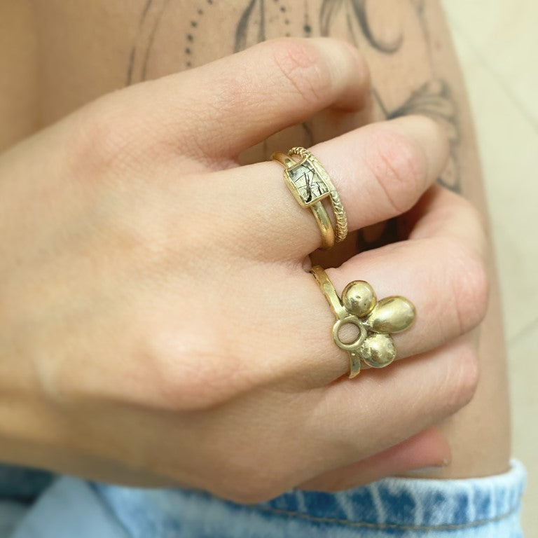 OLIV Rings Set-Lirmizrahi