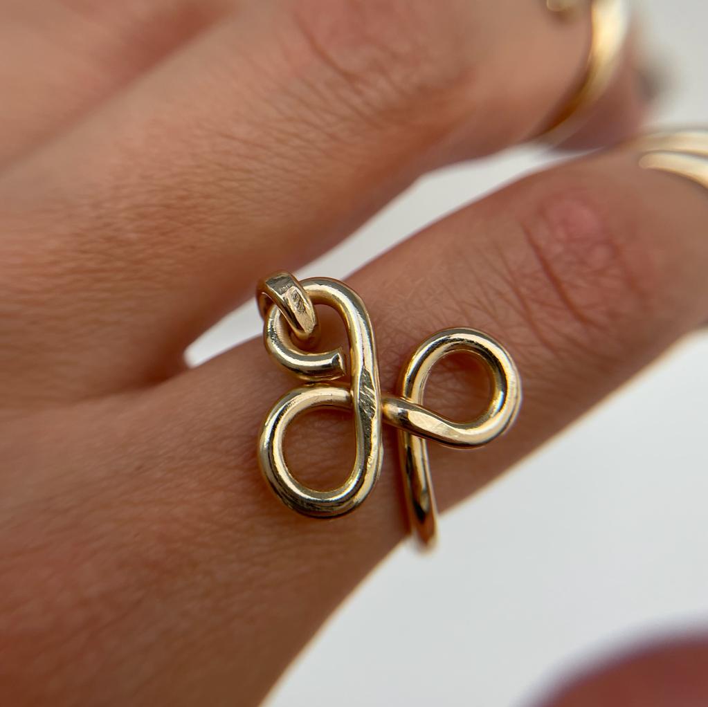 TIE Ring 14K-Lirmizrahi