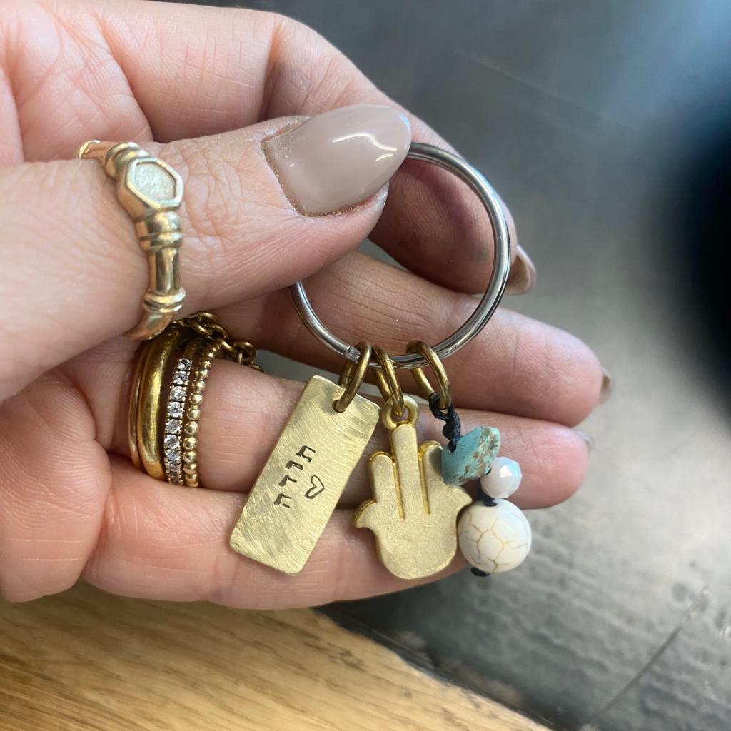 T Key Chain-Lirmizrahi