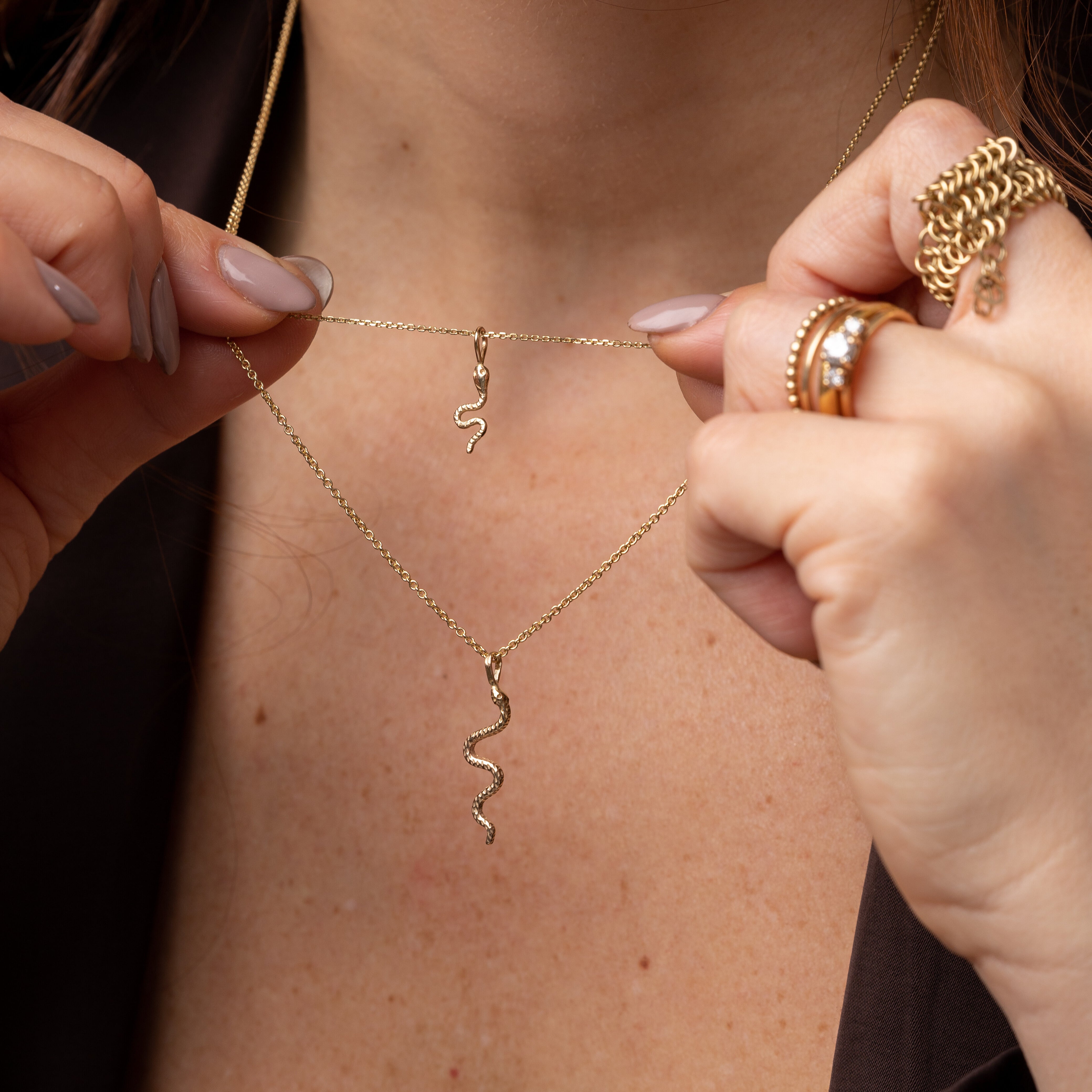 SNAKE Necklace - Lirmizrahi