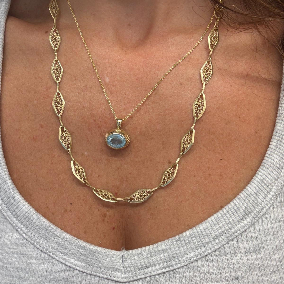 MALIS Necklace AQUA